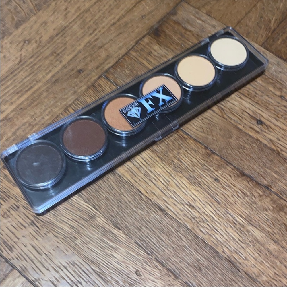 Diamond Fx Face Paint Palette Skintones New Diamond Face Paint Palette Skintone